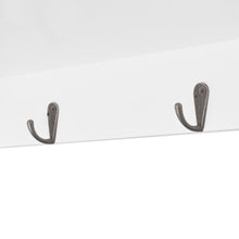Load image into Gallery viewer, White MDF Wall Cabinet Display Shelf Book/DVD/Glass Storage