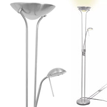Load image into Gallery viewer, vidaXL Himmennettävä LED Lattialamppu 23 W