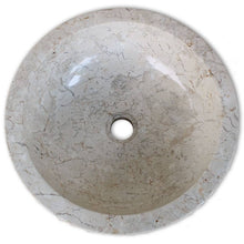 Load image into Gallery viewer, vidaXL Basin Marble 15.7" Cream