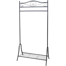 Load image into Gallery viewer, vidaXL Clothing Rack Black Steel