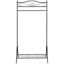 Load image into Gallery viewer, vidaXL Clothing Rack Black Steel