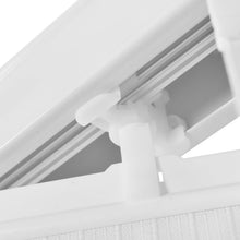 Load image into Gallery viewer, vidaXL Pystykaihtimet Valkoinen Kangas 120x250 cm