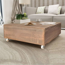 Load image into Gallery viewer, vidaXL Coffee Table Brown Solid Wood