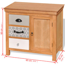 Load image into Gallery viewer, vidaXL Sideboard 25.6"x13.8"x23.6" Solid Wood Eucalyptus
