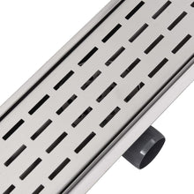 Load image into Gallery viewer, vidaXL Lineaarinen suihkukaivo Linja 630x140 mm Ruostumaton teräs
