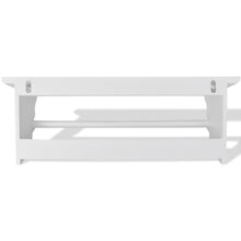 Load image into Gallery viewer, vidaXL Coat Rack MDF White Baroque Style