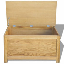 Load image into Gallery viewer, vidaXL Storage Box Solid Oak Wood 35.4"x17.7"x17.7"