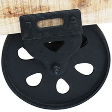 Load image into Gallery viewer, vidaXL Coffee Table with Wheels Rough Mango Wood