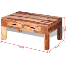 Load image into Gallery viewer, vidaXL Coffee Table Solid Sheesham Wood