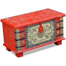 Load image into Gallery viewer, vidaXL Storage Chest Red Mango Wood 31.5"x15.7"x17.7"
