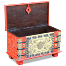 Load image into Gallery viewer, vidaXL Storage Chest Red Mango Wood 31.5"x15.7"x17.7"