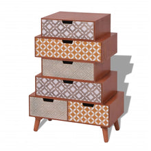 Load image into Gallery viewer, vidaXL Side Cabinet 6 Drawers Brown