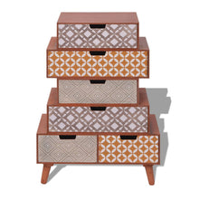 Load image into Gallery viewer, vidaXL Side Cabinet 6 Drawers Brown
