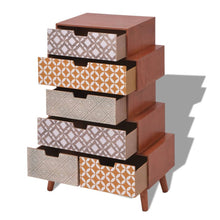 Load image into Gallery viewer, vidaXL Side Cabinet 6 Drawers Brown
