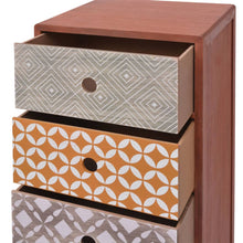 Load image into Gallery viewer, vidaXL Side Cabinet 5 Drawers Brown