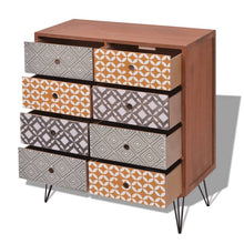 Load image into Gallery viewer, vidaXL Sideboard 8 Drawers Brown