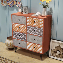 Load image into Gallery viewer, vidaXL Sideboard 8 Drawers Brown