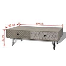 Load image into Gallery viewer, vidaXL Coffee Table 39.4"x23.6"x13.8" Gray