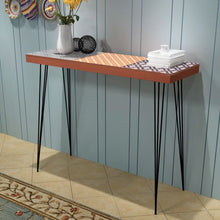 Load image into Gallery viewer, vidaXL Console Table 35.4"x11.8"x28" Brown