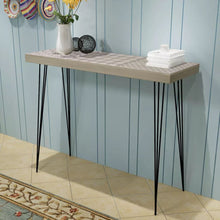 Load image into Gallery viewer, vidaXL Console Table 35.4"x11.8"x28" Gray