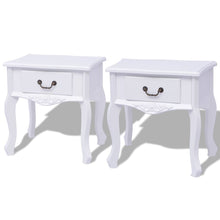 Load image into Gallery viewer, vidaXL Side Cabinet 2 pcs MDF White
