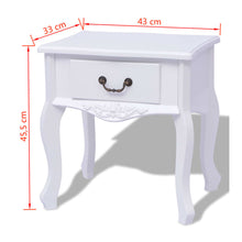 Load image into Gallery viewer, vidaXL Side Cabinet 2 pcs MDF White