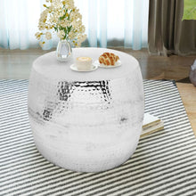 Load image into Gallery viewer, vidaXL Coffee Table Round Aluminum Silver