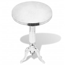 Load image into Gallery viewer, vidaXL Side Table Round Aluminum Silver