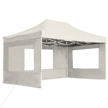 Load image into Gallery viewer, vidaXL Professional Folding Party Tent with Walls Aluminium 177.2"x118.1" Cream