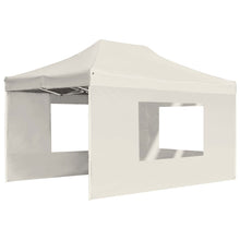 Load image into Gallery viewer, vidaXL Professional Folding Party Tent with Walls Aluminium 177.2"x118.1" Cream