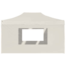 Load image into Gallery viewer, vidaXL Professional Folding Party Tent with Walls Aluminium 177.2"x118.1" Cream