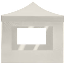 Load image into Gallery viewer, vidaXL Professional Folding Party Tent with Walls Aluminium 177.2"x118.1" Cream