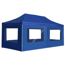 Load image into Gallery viewer, vidaXL Professional Folding Party Tent with Walls Aluminium 236.2"x118.1" Blue
