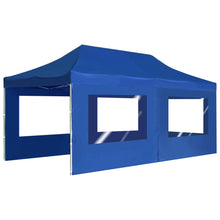 Load image into Gallery viewer, vidaXL Professional Folding Party Tent with Walls Aluminium 236.2"x118.1" Blue