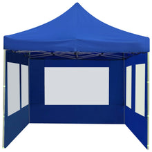 Load image into Gallery viewer, vidaXL Professional Folding Party Tent with Walls Aluminium 236.2"x118.1" Blue