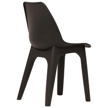 Load image into Gallery viewer, vidaXL Garden Chairs 2 pcs Brown Plastic