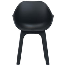 Load image into Gallery viewer, vidaXL Garden Chairs with armrests 2 pcs Anthracite Plastic
