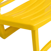 Load image into Gallery viewer, vidaXL Folding Beach Chair 4 pcs Plastic Yellow