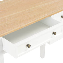 Load image into Gallery viewer, vidaXL Writing Desk White 43.1"x17.7"x30.5" Wood