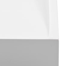 Load image into Gallery viewer, vidaXL Pesuallas 80x46x11 cm mineraali-/marmorivalu valkoinen