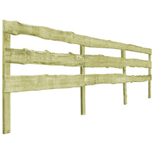 Load image into Gallery viewer, vidaXL 4 kpl 3-kaiteiset puutarha-aidat kyllästetty mänty 510x120cm