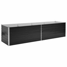 Load image into Gallery viewer, vidaXL Garden Raised Bed Anthracite 126"x31.5"x30.3" Galvanized Steel