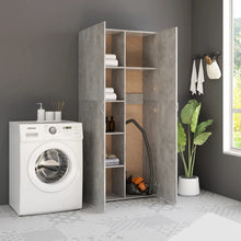 Load image into Gallery viewer, vidaXL Storage Cabinet Concrete Gray 31.5"x14"x70.9" Chipboard