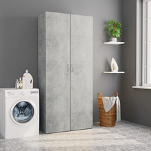 Load image into Gallery viewer, vidaXL Storage Cabinet Concrete Gray 31.5"x14"x70.9" Chipboard
