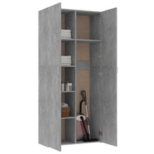 Load image into Gallery viewer, vidaXL Storage Cabinet Concrete Gray 31.5"x14"x70.9" Chipboard