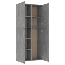 Load image into Gallery viewer, vidaXL Storage Cabinet Concrete Gray 31.5"x14"x70.9" Chipboard