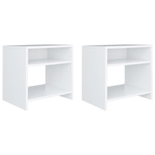 Load image into Gallery viewer, vidaXL Side Cabinetts 2 pcs White 15.7"x11.8"x15.7" Chipboard