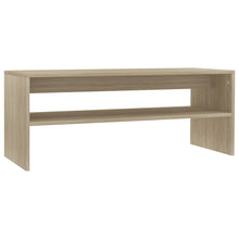 Load image into Gallery viewer, vidaXL Coffee Table Sonoma Oak 39.4"x15.7"x15.7" Chipboard