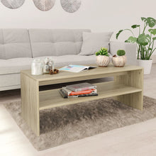 Load image into Gallery viewer, vidaXL Coffee Table Sonoma Oak 39.4"x15.7"x15.7" Chipboard
