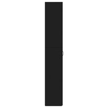 Load image into Gallery viewer, vidaXL Office Cabinet Black 23.6"x12.6"x74.8" Chipboard